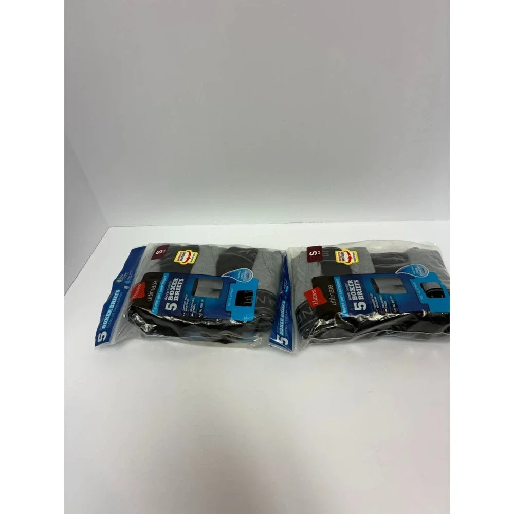 Hanes Boys Boxer Briefs 10 Pack (2x5) Size Small 6-8 Tagless Comfort Flex Lightw